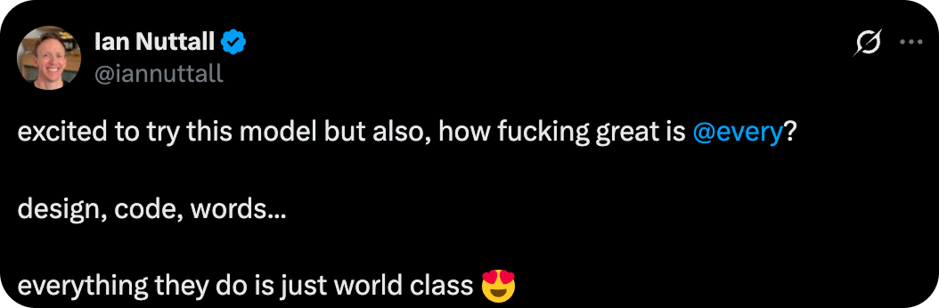 Agent-native tweet 4